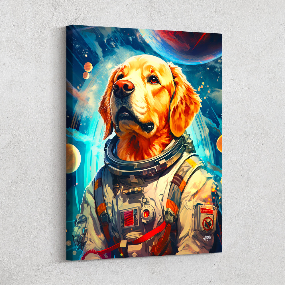 The Astro Dog | Personalized popular Pet Canvas