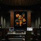 Fallen dead or deceased hip hop rap legends wall art in recording studio.