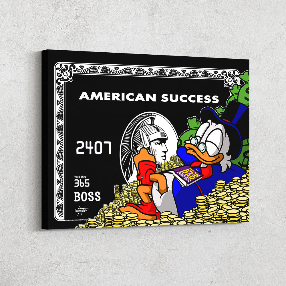 LV Scrooge McDuck Canvas Poster