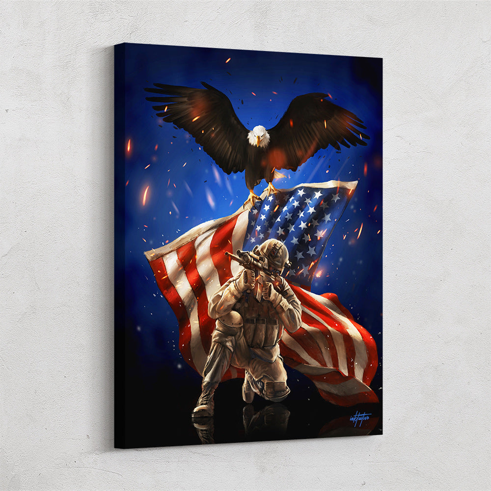 American Patriot: Jaw-dropping freedom military art Inktuitive