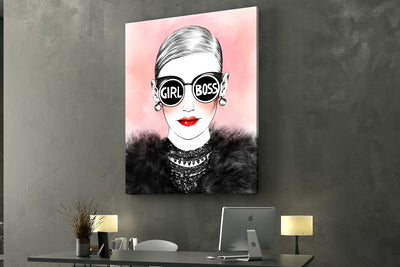 Motivational Canvas Art – From Little Miss to Girl Boss