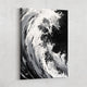 Abstract wave wall decor