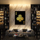 Ace of Clubs gold poker canvas art living room