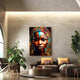 African Tribal Majesty Woman portrait wall decor living room