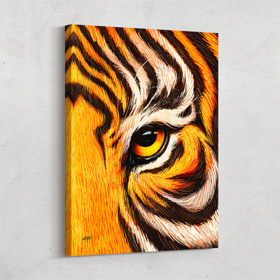 Bengal Tiger vibrant color wall art