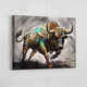 Bull Money Canvas Art