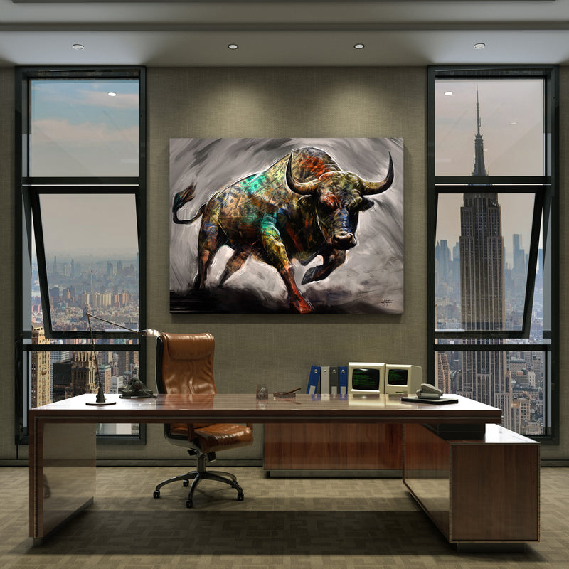 Bull Money Office Display