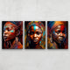 Colorful Modern Wall decor with African Women