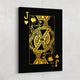 Gold Jack of Hearts canvas art