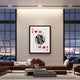 King of Hearts canvas art