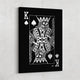 King of Spades Skeleton platinum playing card