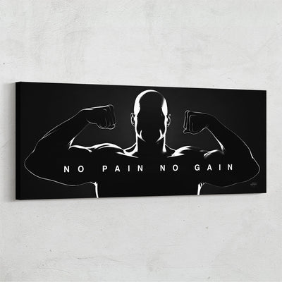 No Pain No Gain Canvas Art