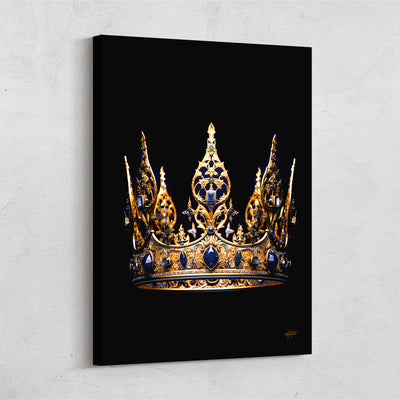 Queen Crown Canvas Art