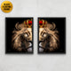 Regal Lion King framed wall art set