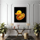 Skeleton rubber ducky canvas art for home