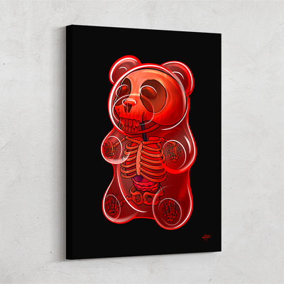 LV X SUPREME BEAR Canvas Art Hypebeast, hypebeast bear HD phone wallpaper