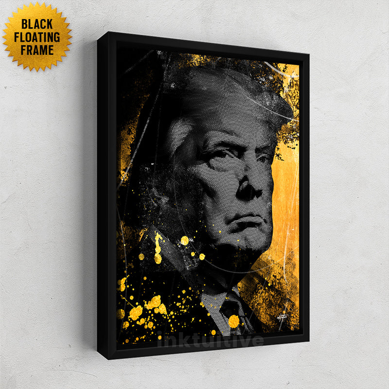 Trump Black Framed Art