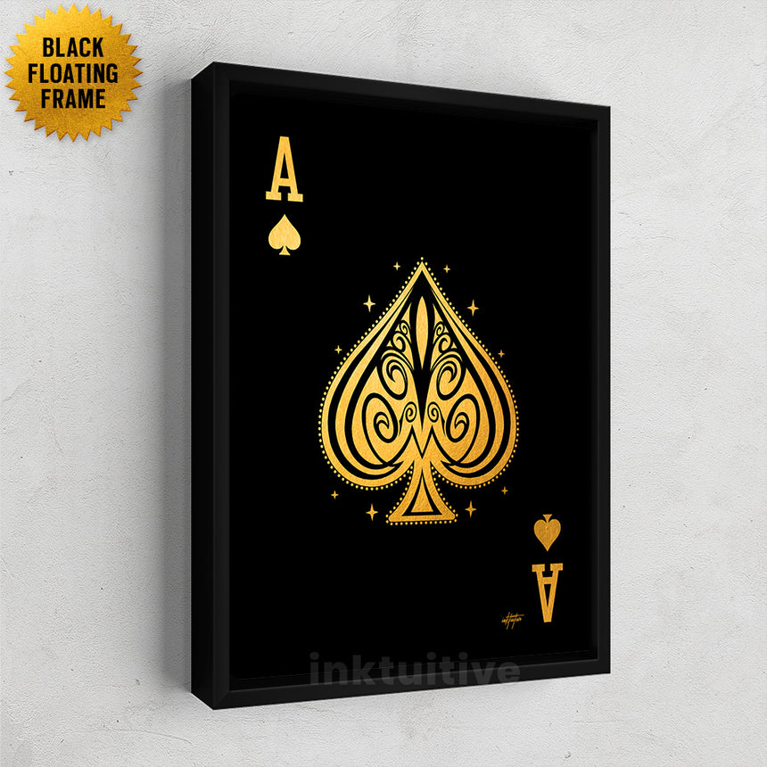 Ace of Spades - “The Deep Seed Of Truth” Playing Card Wall Decor