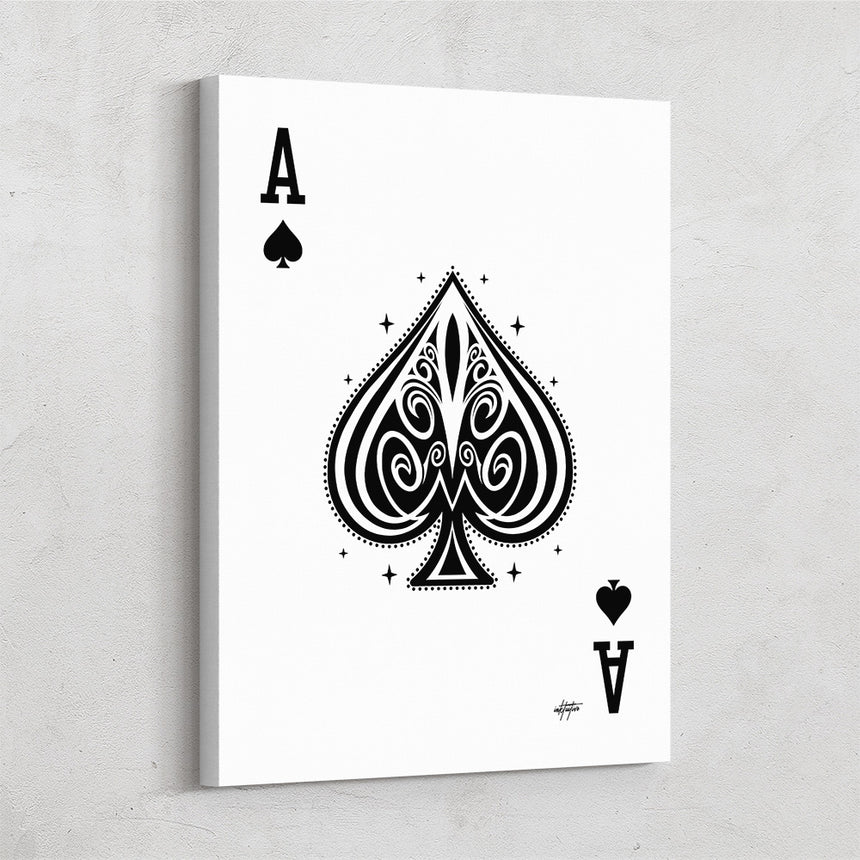 Ace of Spades - “The Deep Seed Of Truth” Playing Card Wall Decor