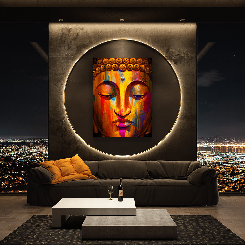 Buddha Wall Art - Zen with a touch of luxury – Inktuitive