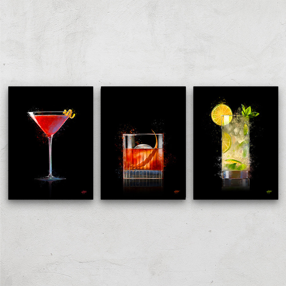 Three Cocktails: Wall Decor That's Refreshing and Fun – Inktuitive