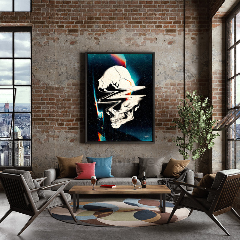 Distorted Skull Drawing Distorted Skull: Inspirational Canvas Art To Remember Death – Inktuitive