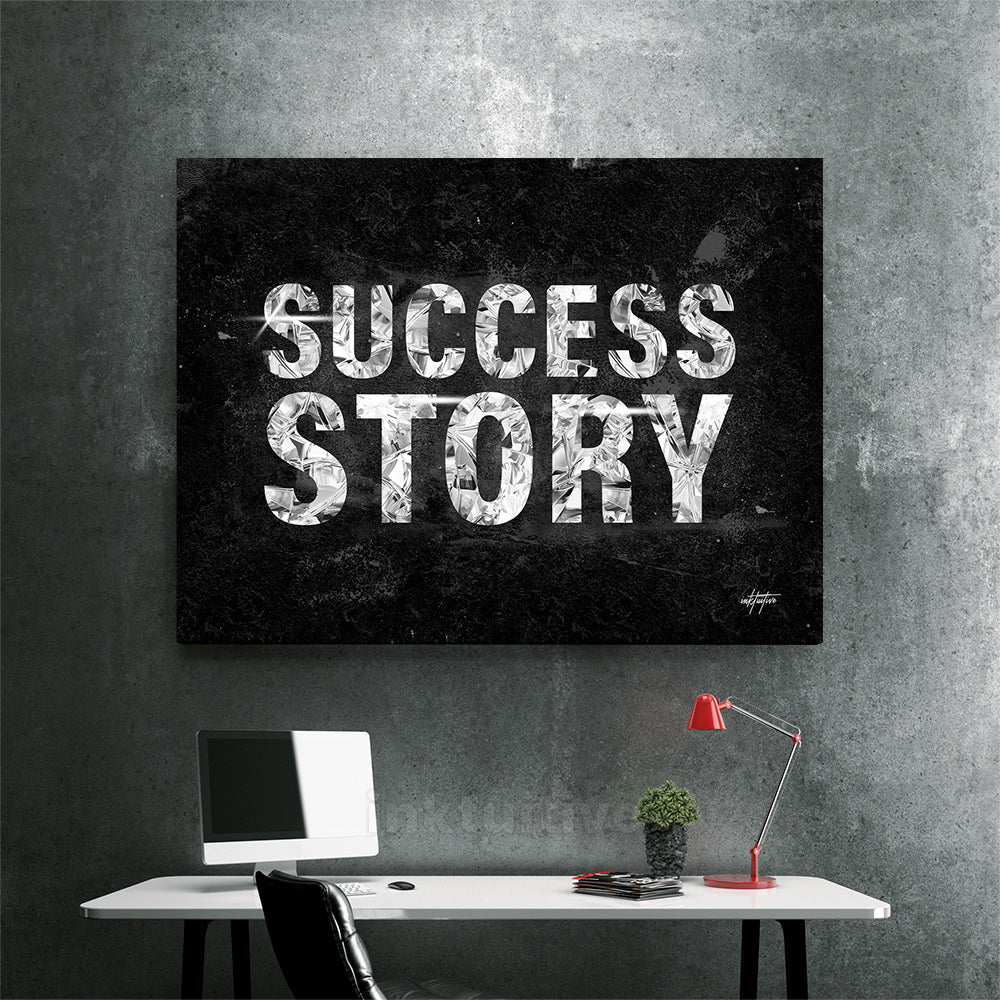 Success Story - Inspirational Canvas Art | Inktuitive