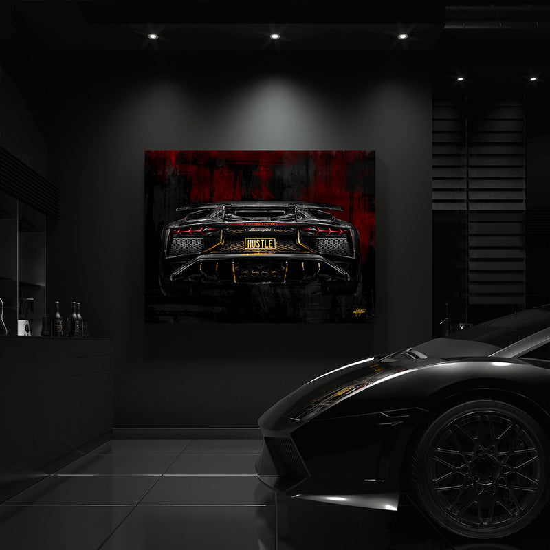 Lamborghini, Huracan, Aventador, auto art for man cave or garage