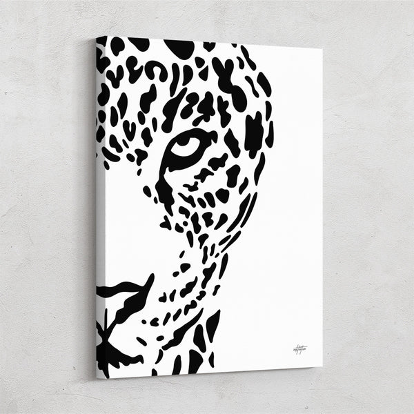 Abstract Leopard wall decor: for a tasteful 'jungle' feel
