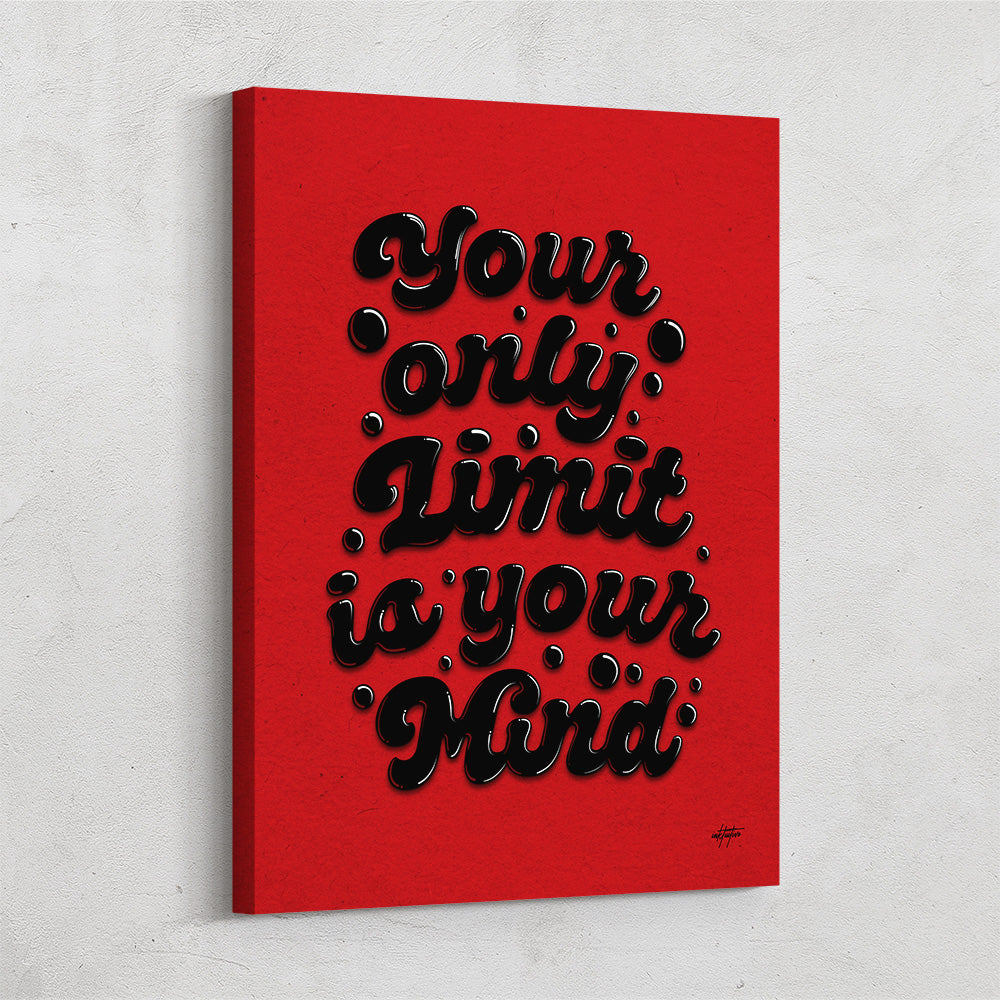 Limitless Mind: Inspirational canvas art for infinite success – Inktuitive