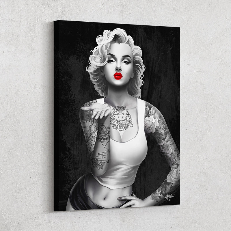Dessin De Marilyn Monroe Avec Des Tatouages Marilyn Dans L'art Dessin De Marilyn Monroe Avec Des Tatouages Marilyn Dans L'art