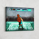 Mike Tyson punchout, video game canvas art.