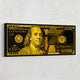 Money art 100 dollar bill motivational by Inktuitive