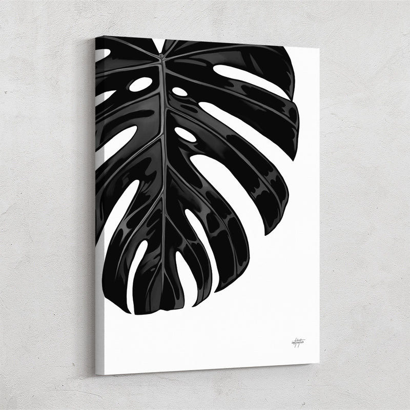 monstera palm plant Monstera Palm Leaf Abstract Art