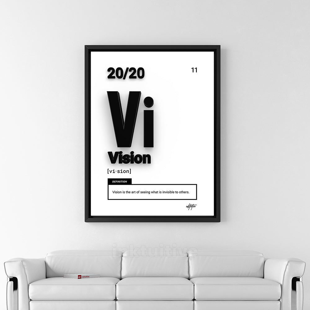Periodic Vision: Element motivational wall art to crystallize success ...