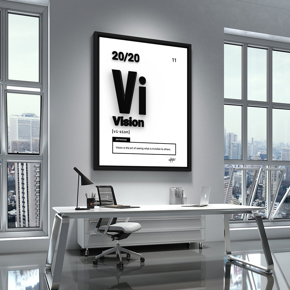 Periodic Vision: Element motivational wall art to crystallize success ...