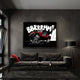Offroad jeep 4x4 rock crawler wall art for man cave or living room.