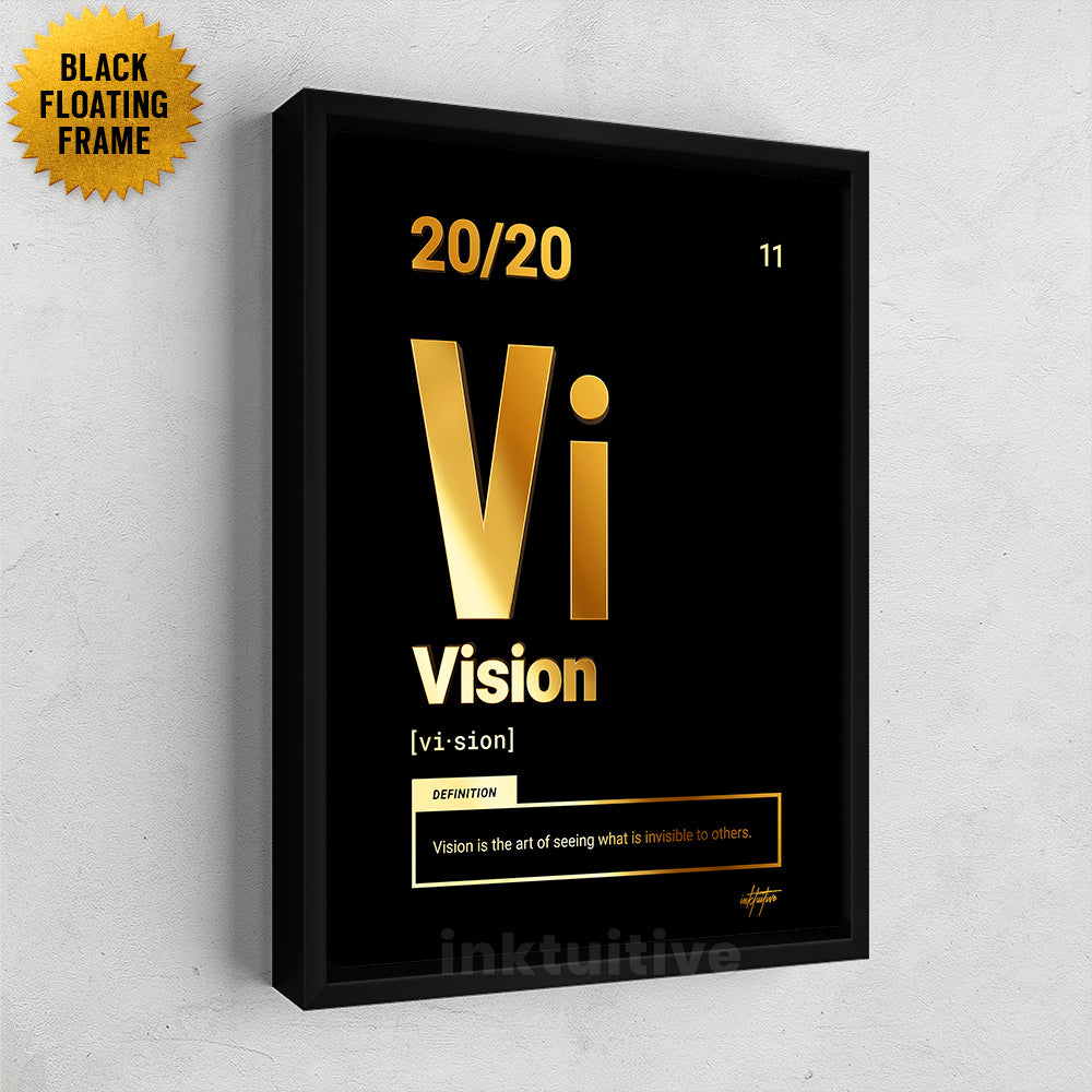 Periodic Vision: Element motivational wall art to crystallize success ...