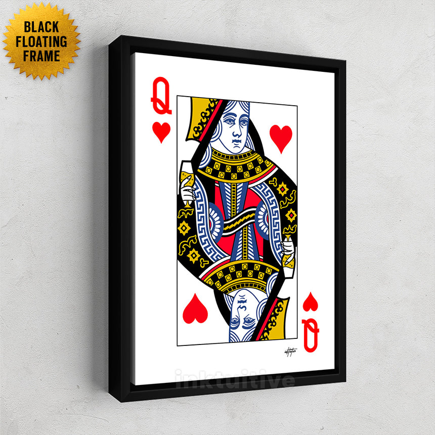 Queen of Hearts - Wall Decor – Inktuitive
