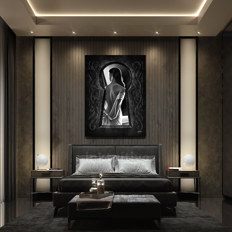 Seductive modern wall art for the bedroom