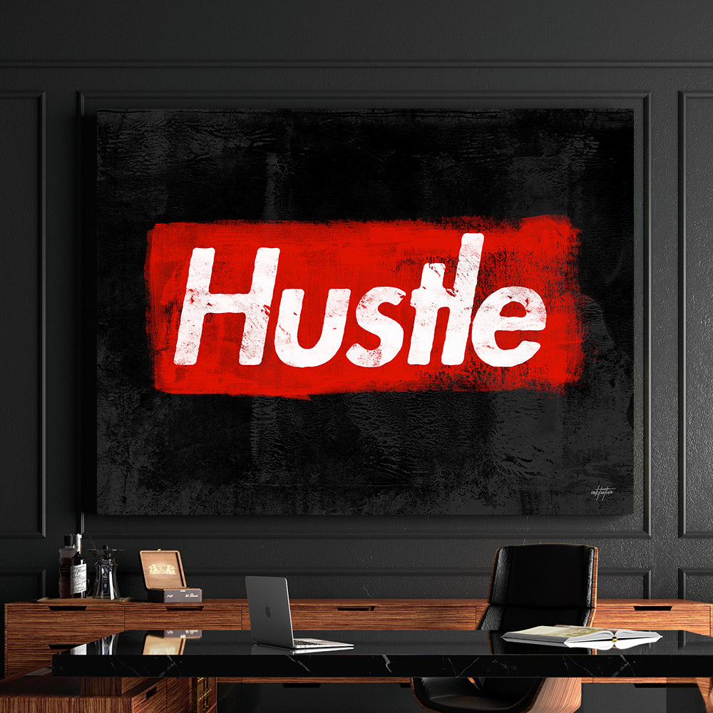 Ealaín Chanbháis Spreagúil Hustle ó Inktuitive
