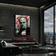 The Don: Godfather Marlon Brando Wall Art In Living Room