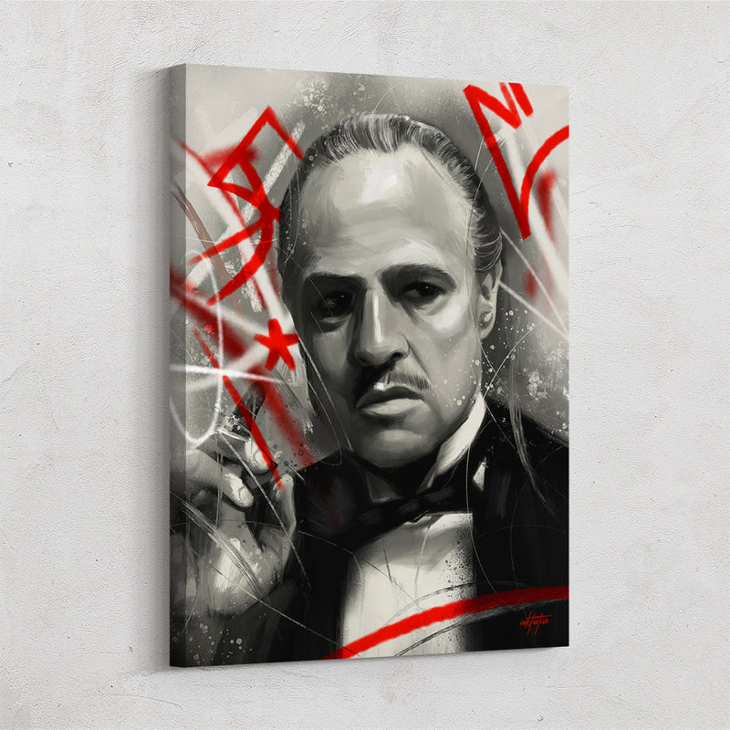 The Don: Wall Art of Marlon Brando in the Godfather