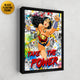 Wonder Woman canvas art framed.